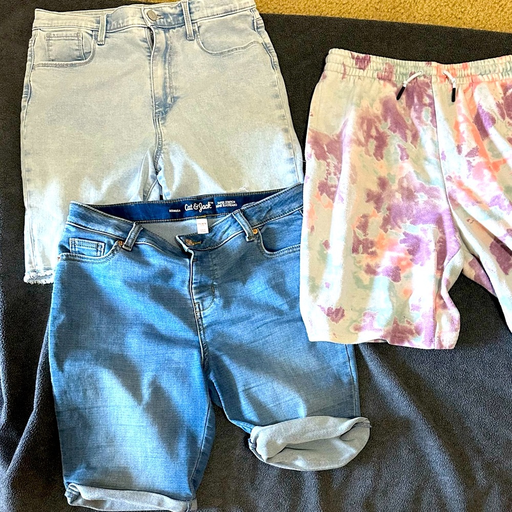 Girls plus 16/18 shorts bundle